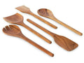 Acacia Wood Serving Spoons - Set of 5 - Silken