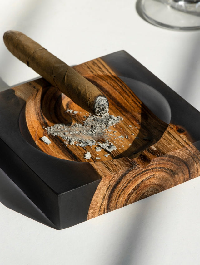 Dessert Trail Wood And Epoxy Ash Tray - Silken