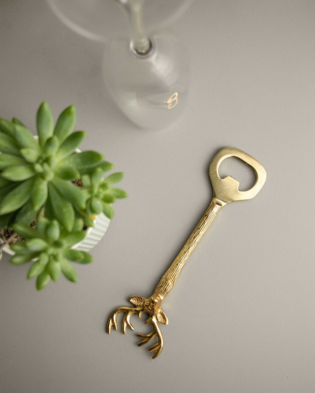 Doe Bottle Opener - Brass - Silken