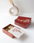 Handpainted Wooden Dry Fruit Gift Box - Silken