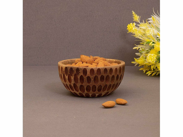 Honeycomb Wood Bowl (Small) - Silken