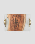 Icicle Wood & Epoxy Serving Tray - Large - Silken