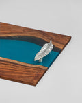 Island Paradise Wood & Epoxy Serving Tray (Large) - Silken