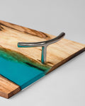 Island Paradise Wood & Epoxy Serving Tray (Large) - Silken