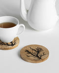 Wooden Lichtenberg Coasters - Silken